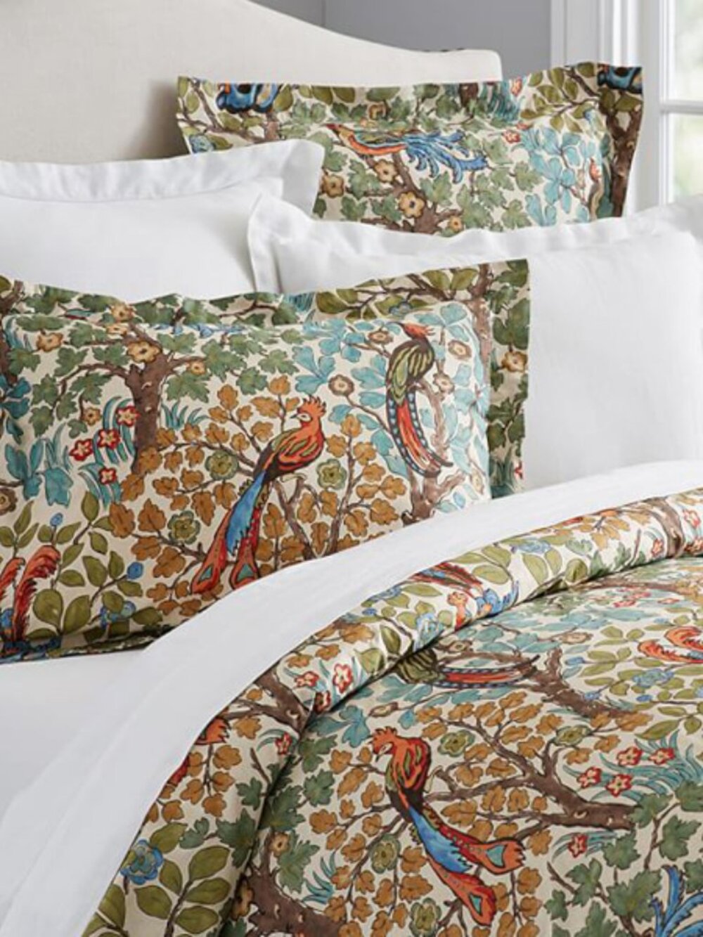 Pottery Barn Queen/Full Mayle Duvet Cover with Duvet (Shams Not Included)